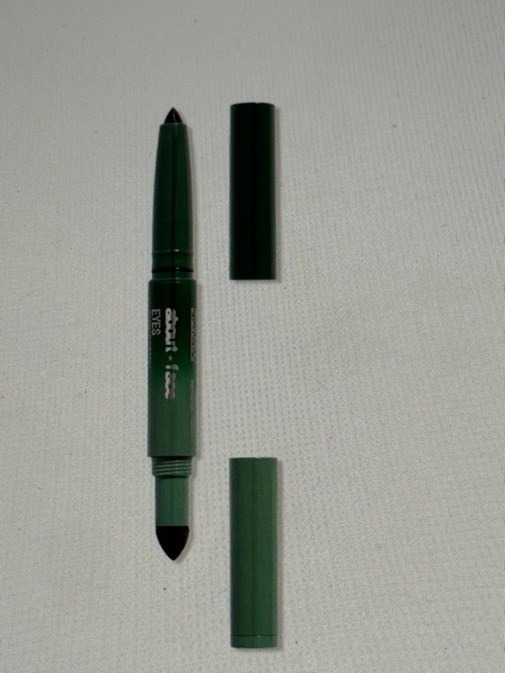 About-face Dual-Ended Green Shadow and crayon stick - emerald and hunter green